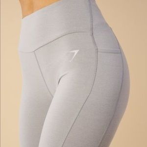 Gymshark aspire leggings in grey marl